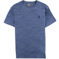 Polo Ralph Lauren Custom Fit Crew Short Sleve Tshirt Blue Marl
