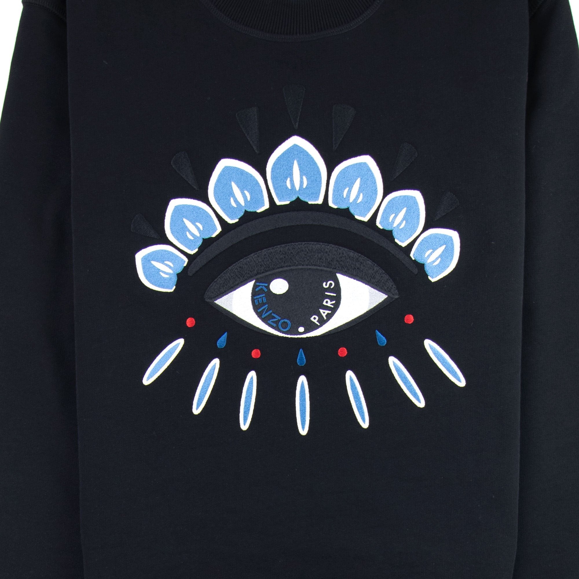 Kenzo Eye Sweatshirt Black/Teal