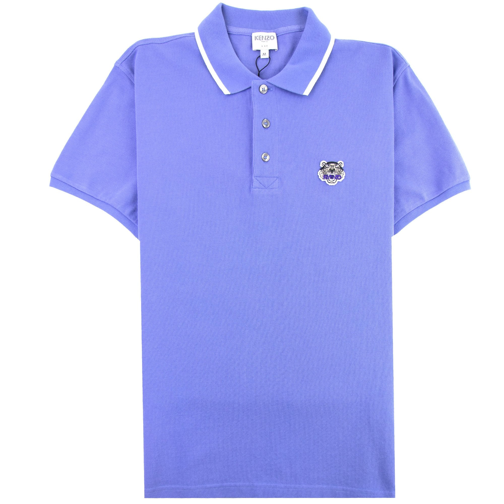 Kenzo Tiger Crest K Fit Polo Lilac