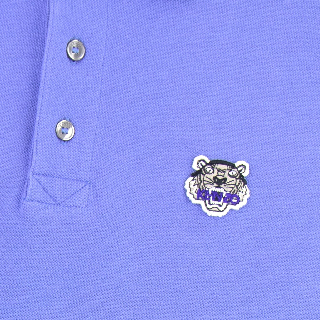 Kenzo Tiger Crest K Fit Polo Lilac