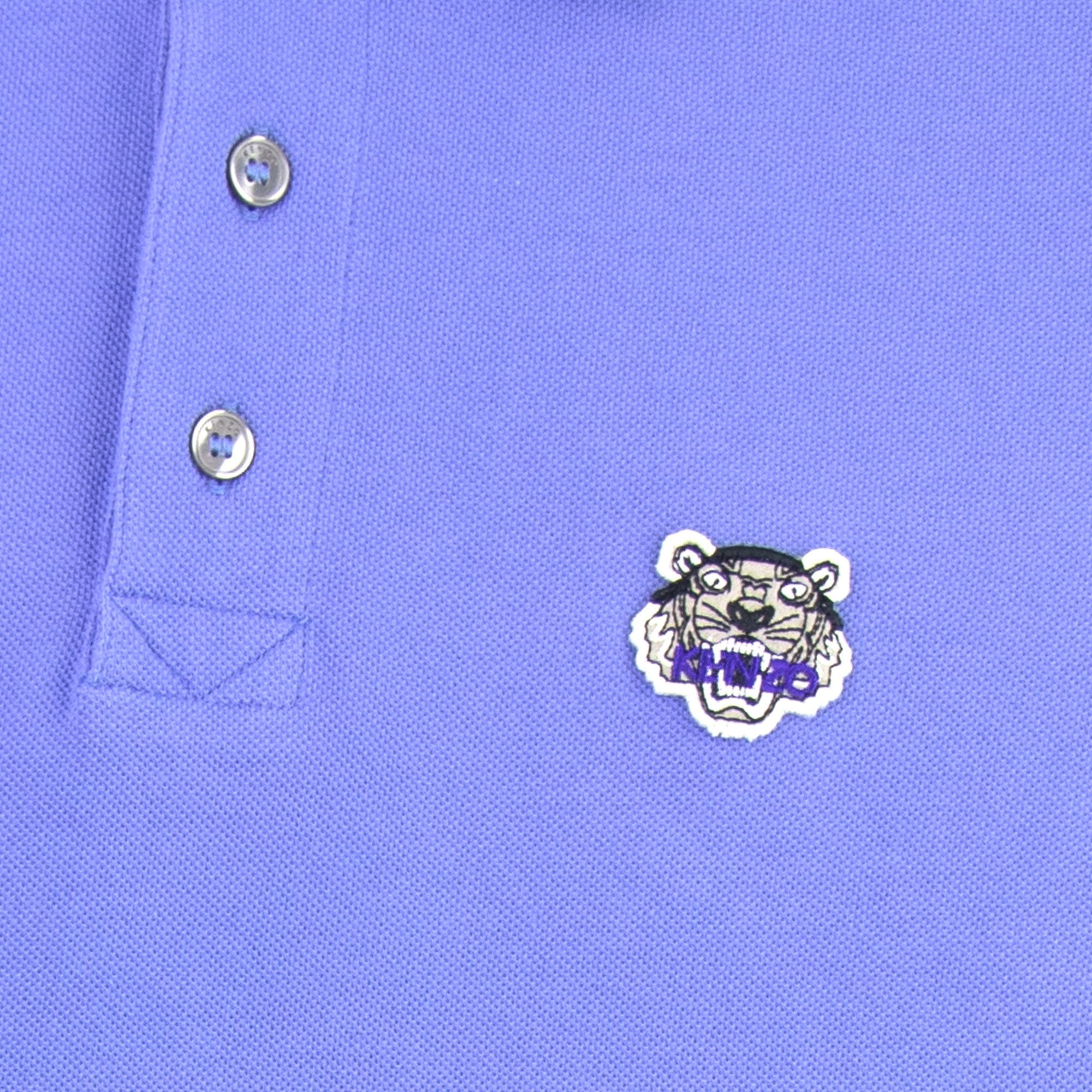 Kenzo Tiger Crest K Fit Polo Lilac