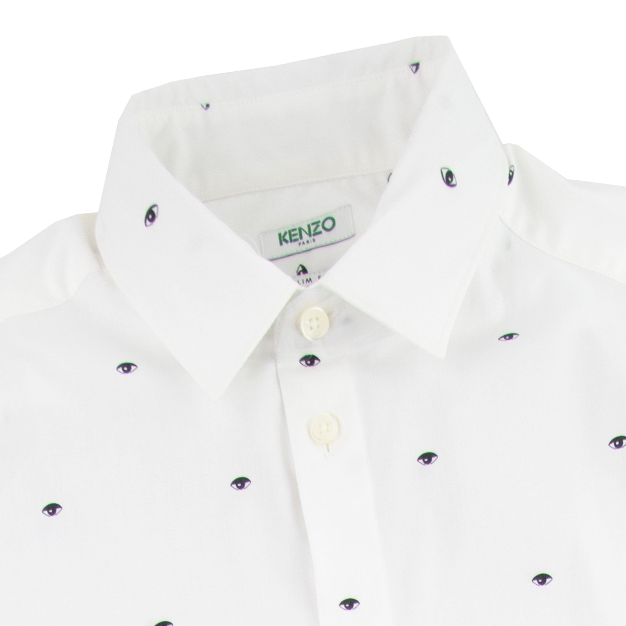 Kenzo Eye Slim Fit Shirt White