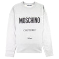 Moschino Couture Cotton Sweatshirt With Logo Grey