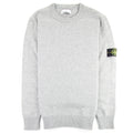 Stone Island Knitted Crew Neck Jumper Light Grey