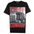 Dsquared2 Truck Convoy T-shirt Black 900