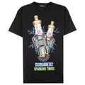 Dsquared2 Sparking Twins T-shirt Black 900