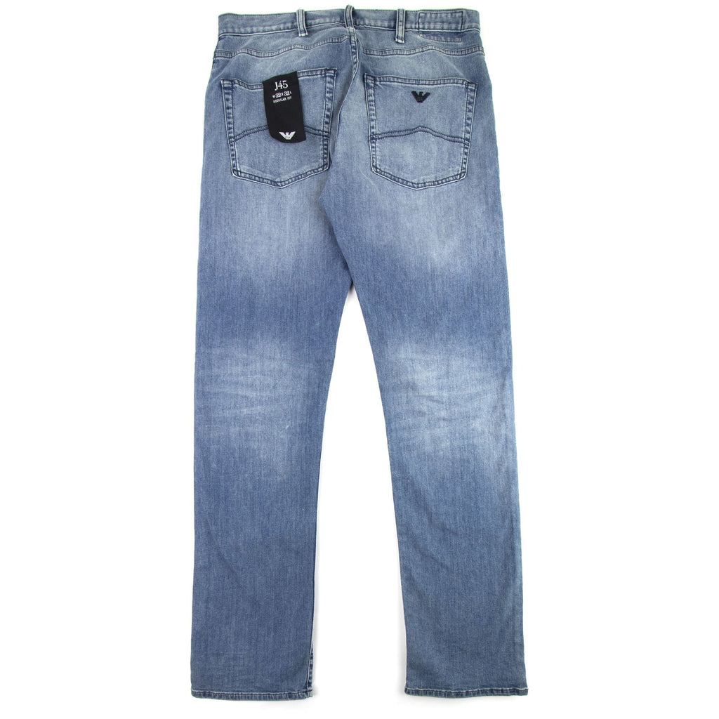 Emporio Armani J45 Lightwash Jeans 0943 Denim Blue
