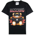 Moschino Couture Jersey T-shirt Bat Teddy Bear Black