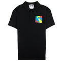 Moschino Couture Teddy Logo Polo Shirt Black