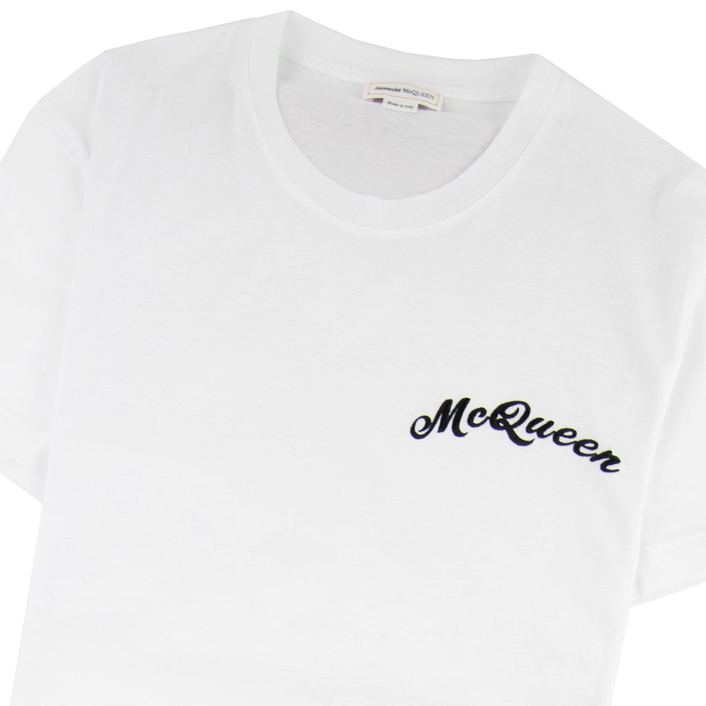 Alexander McQueen Embroidery T-shirt White