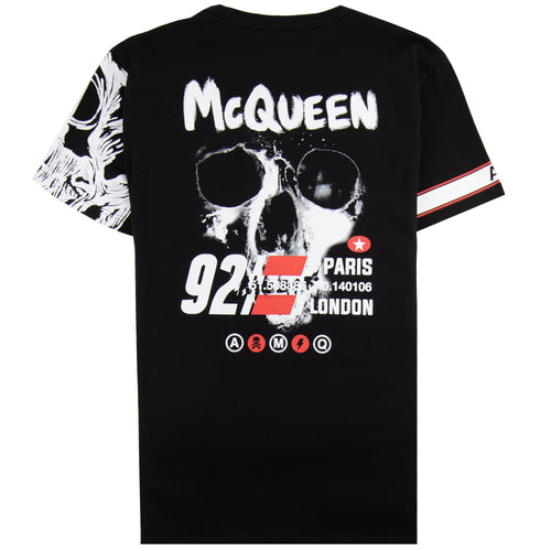 Alexander McQueen Biker Graphic T-shirt Black