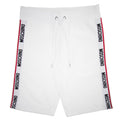 Moschino Underwear Logo Tape Shorts White 001