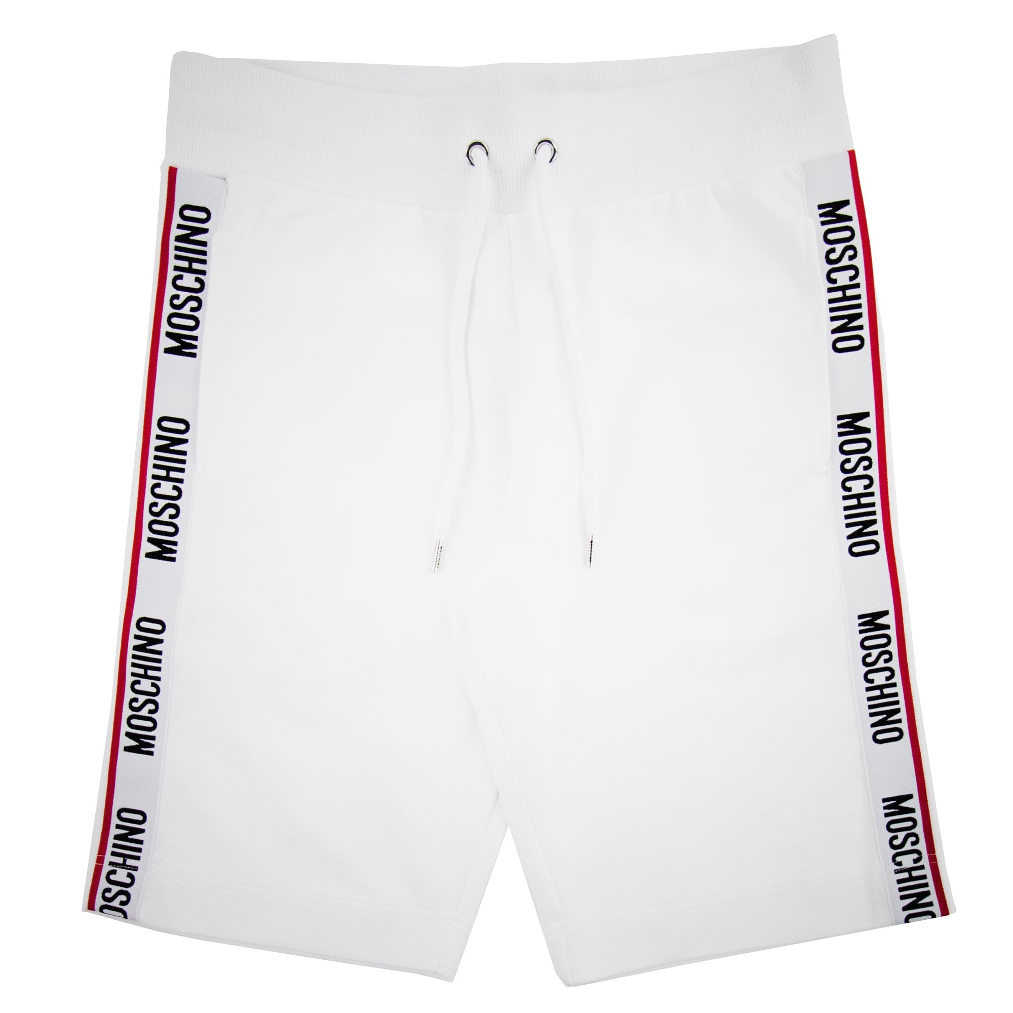 Moschino Underwear Logo Tape Shorts White 001