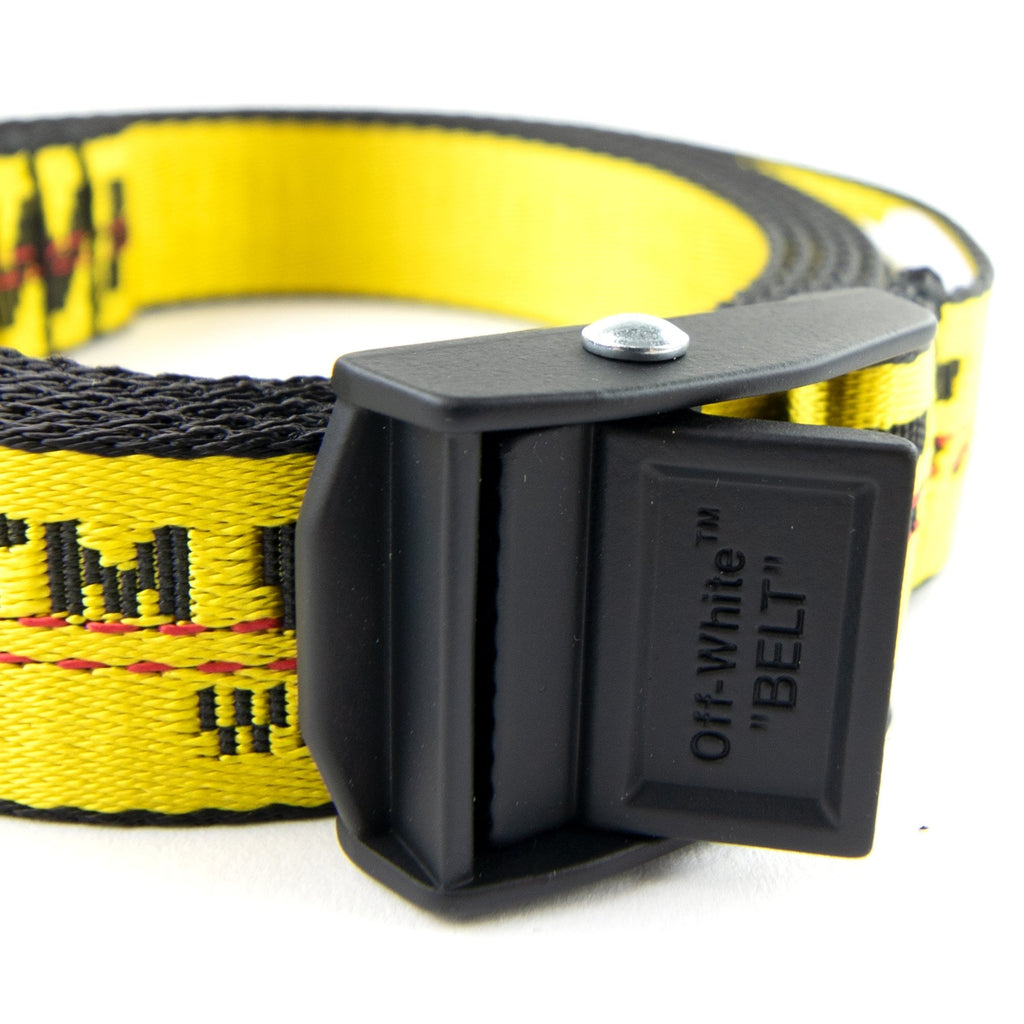 Off White Mini Industrial Belt Yellow 6000