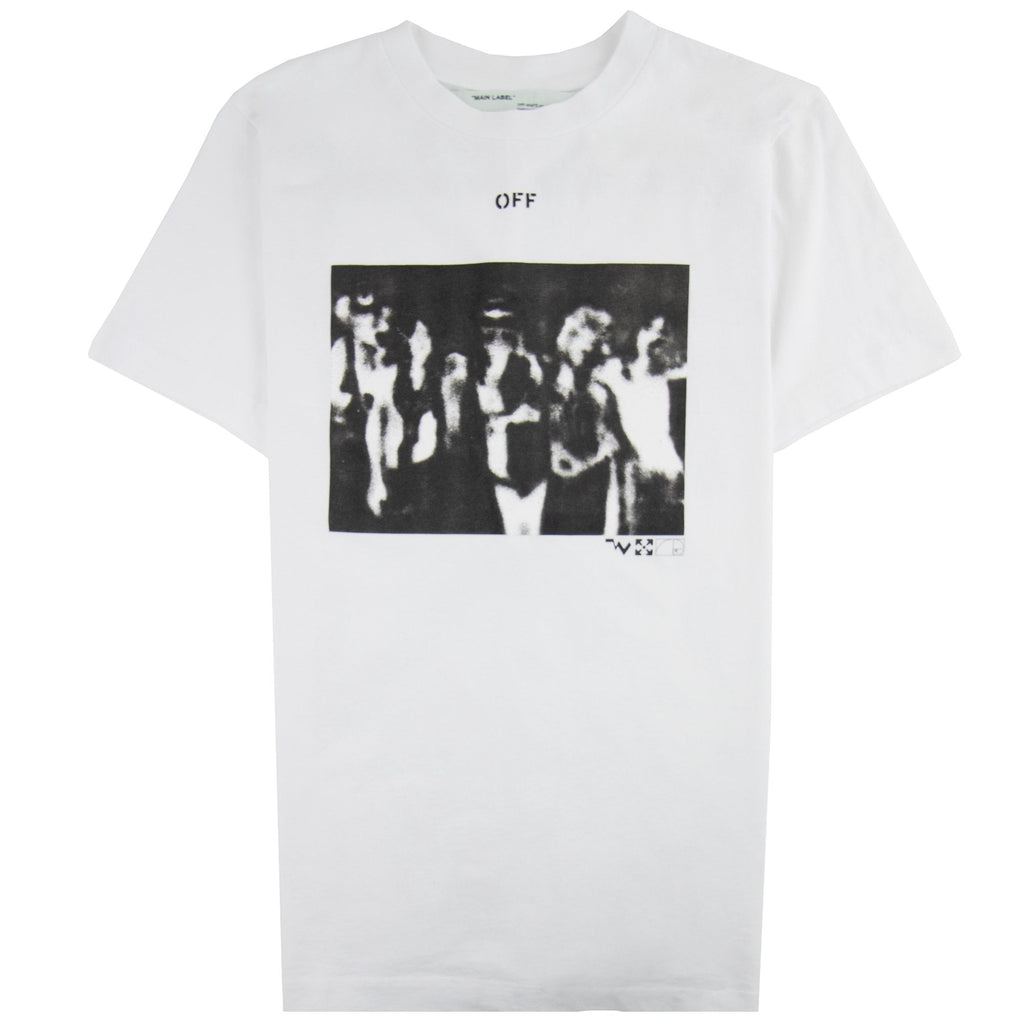 Off White Spray Paint S/S T-shirt White