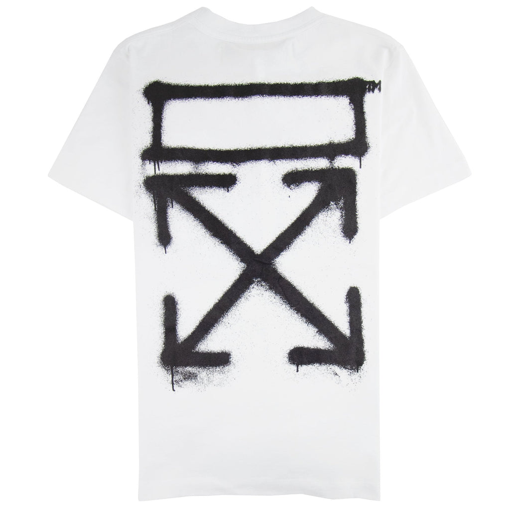 Off White Spray Paint S/S T-shirt White