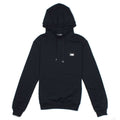 Dolce & Gabbana Metal Logo Patch Hoodie Navy Blue B0665