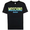 Moschino Swim Swim Logo Print T Shirt Black 0555