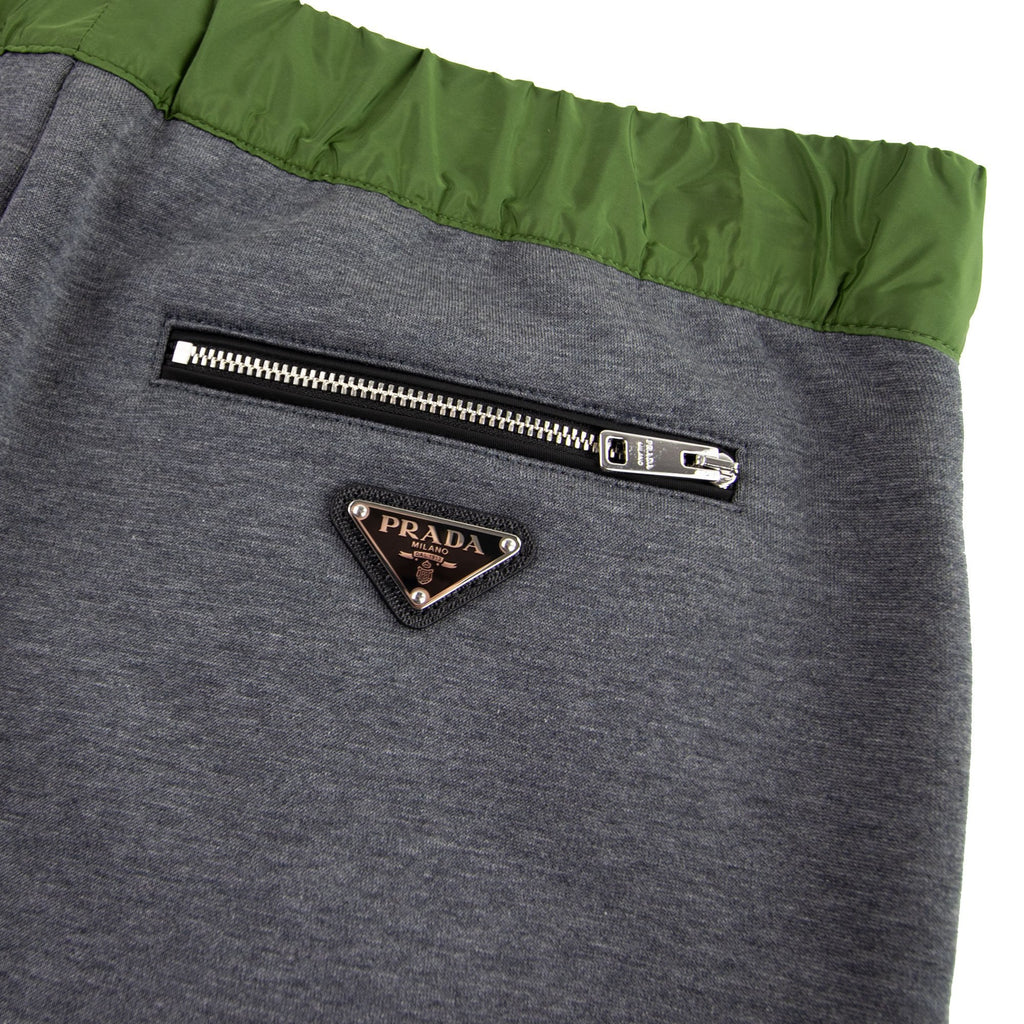 Prada Technical Cotton Trousers Nero