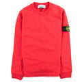 Stone Island Junior Lightweight Crewneck Sweatshirt Red V0010