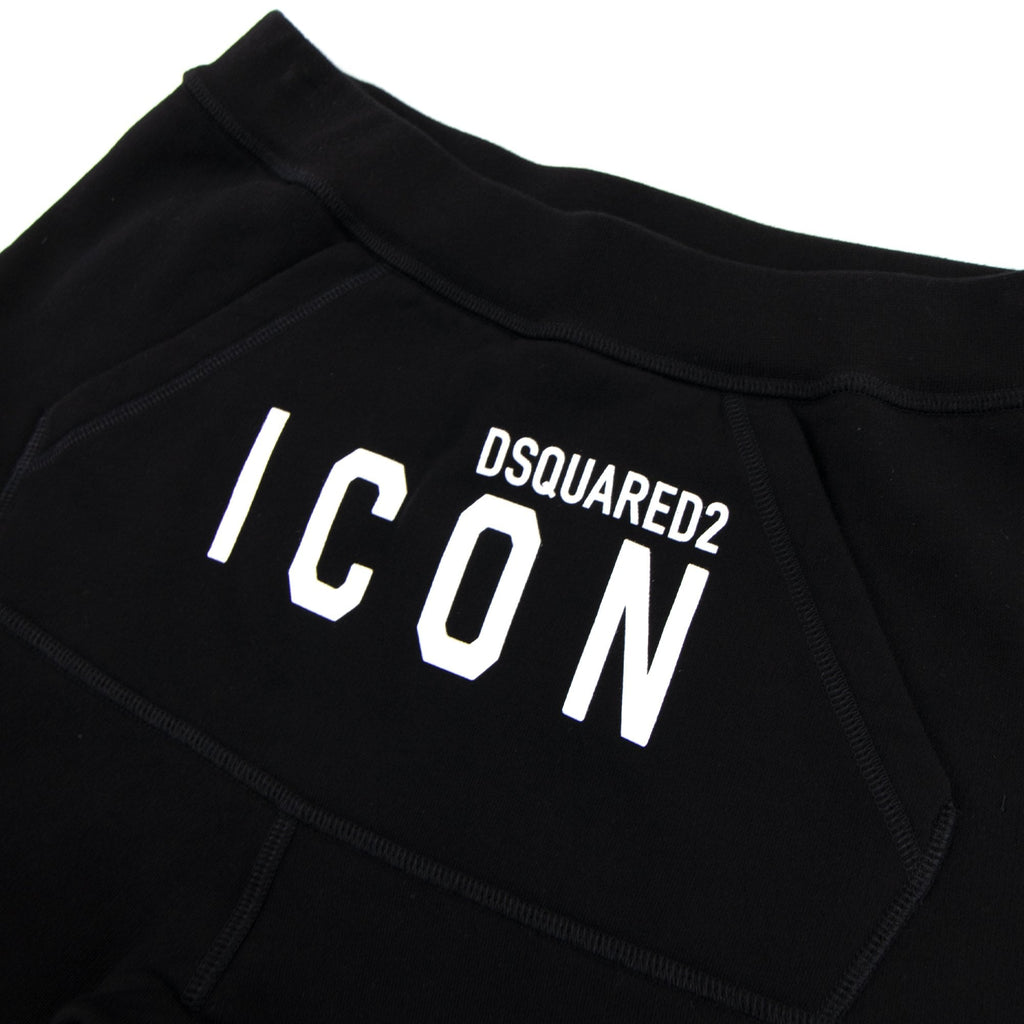 Dsquared2 Icon Sweatpants With Kangaroo Pocket Black