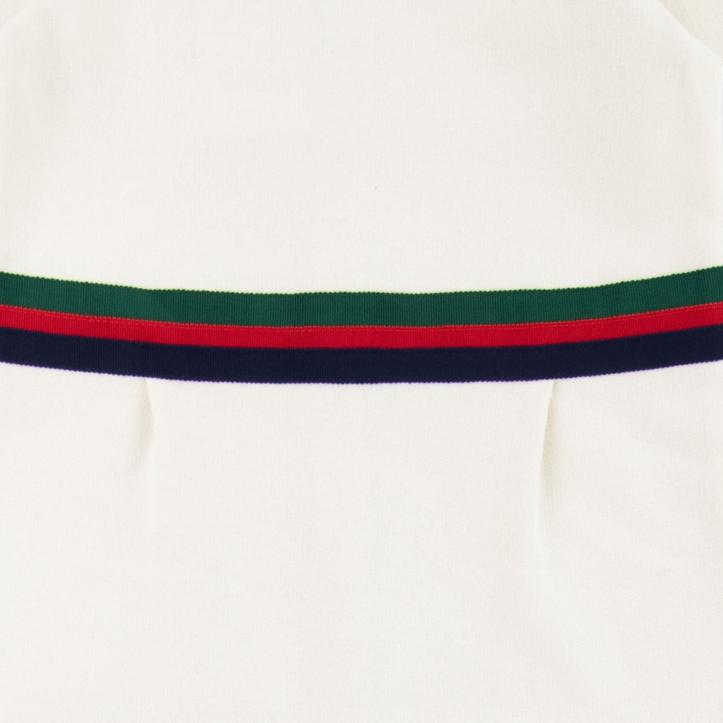 Gucci Junior Bow Dress Cream