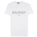 Balmain Logo Cotton T-shirt White