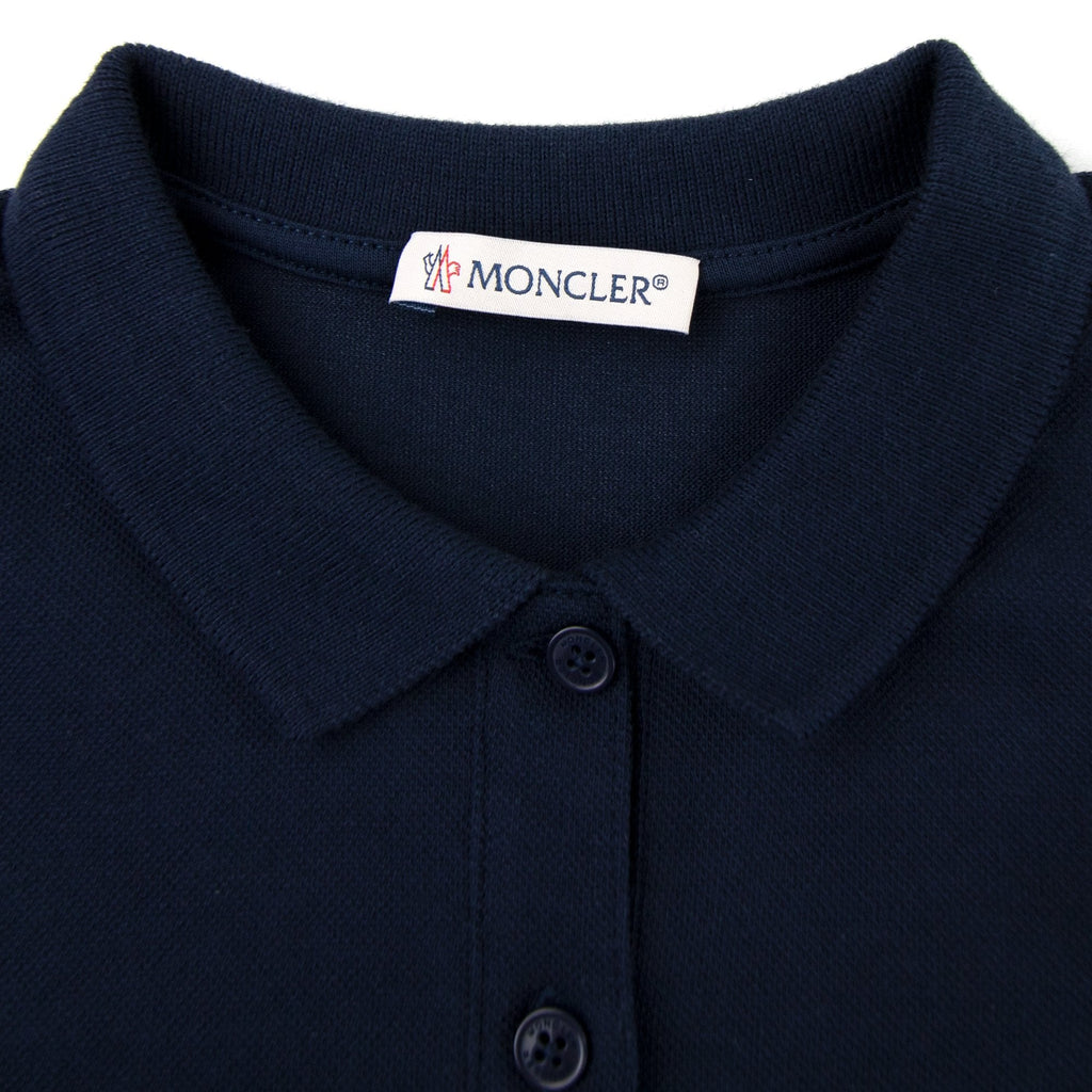 Moncler Junior Abito Maniche Dress Navy