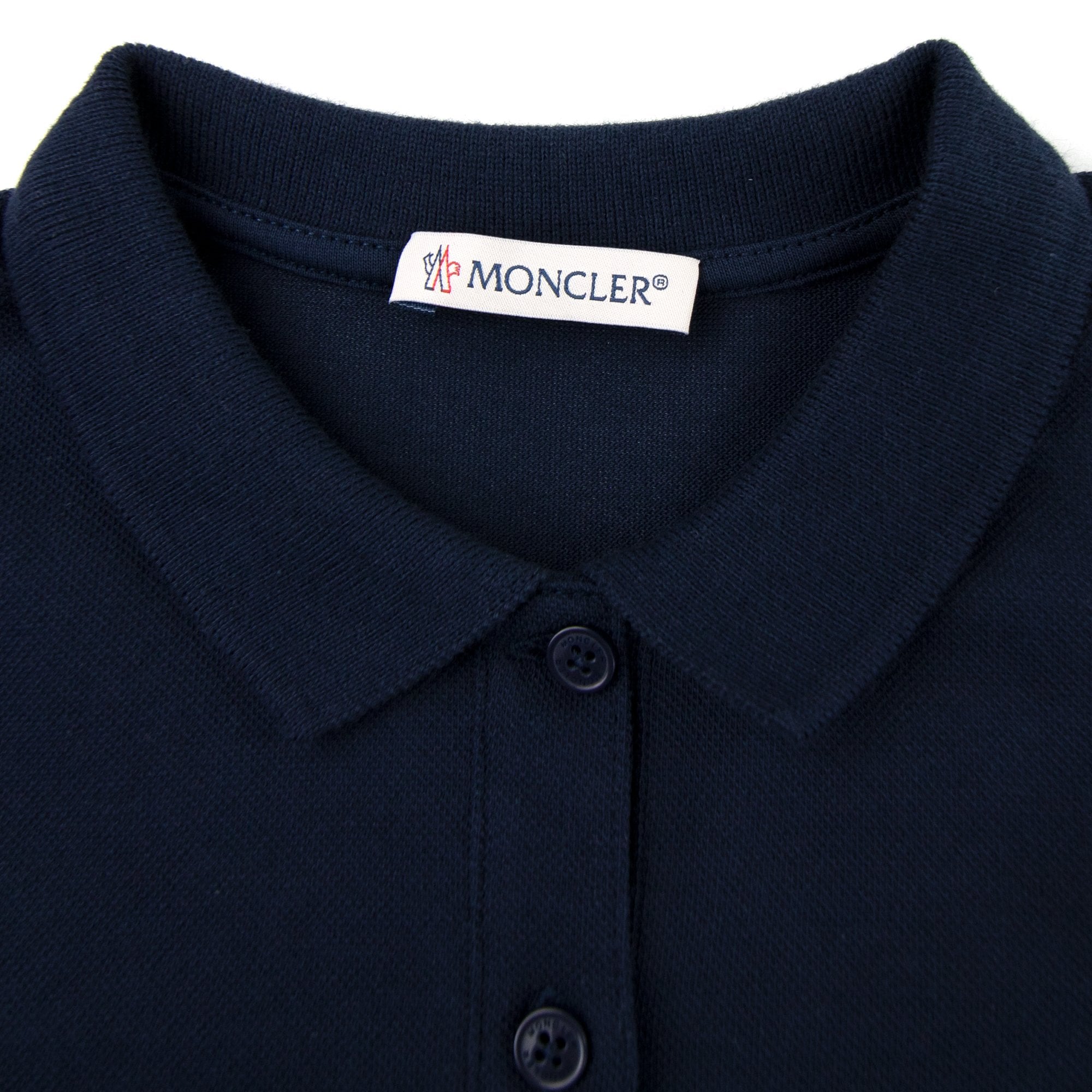 Moncler Junior Abito Maniche Dress Navy