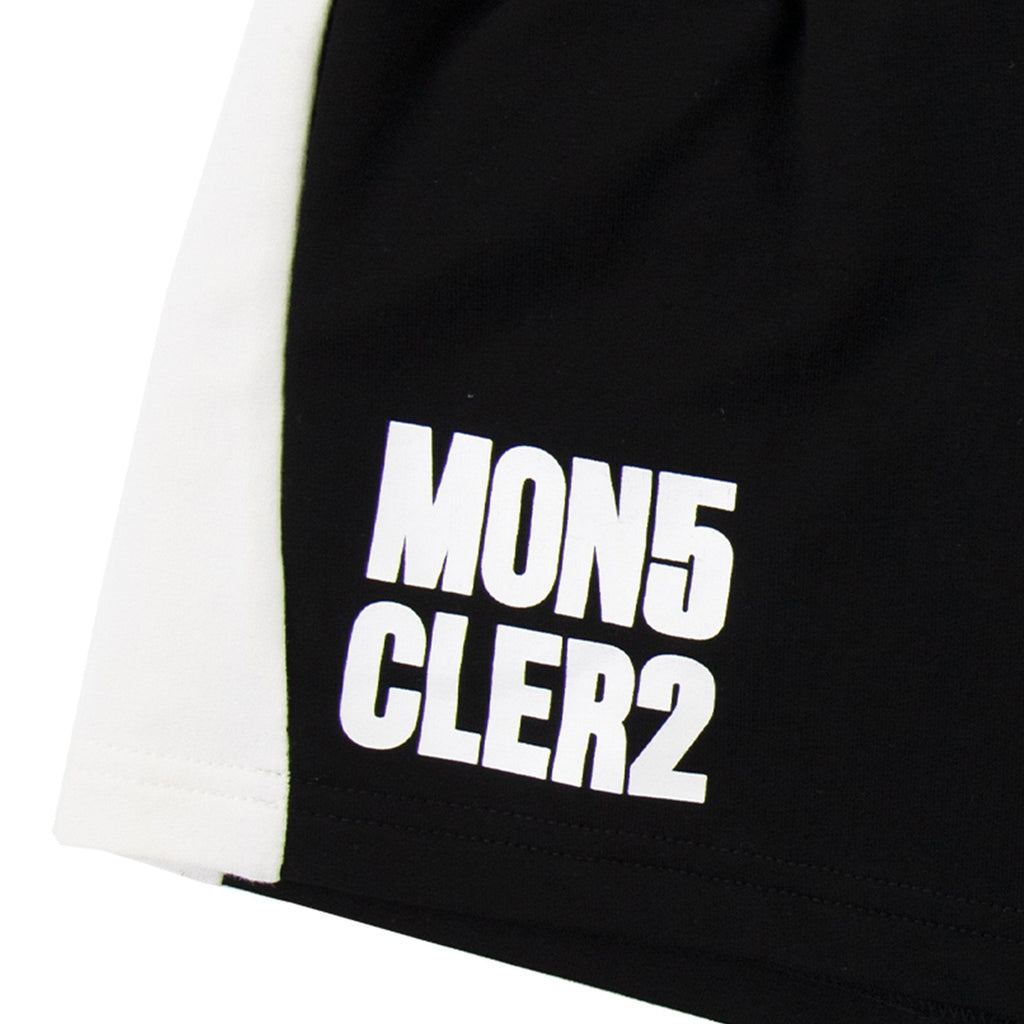 Moncler Junior Logo Shorts Black