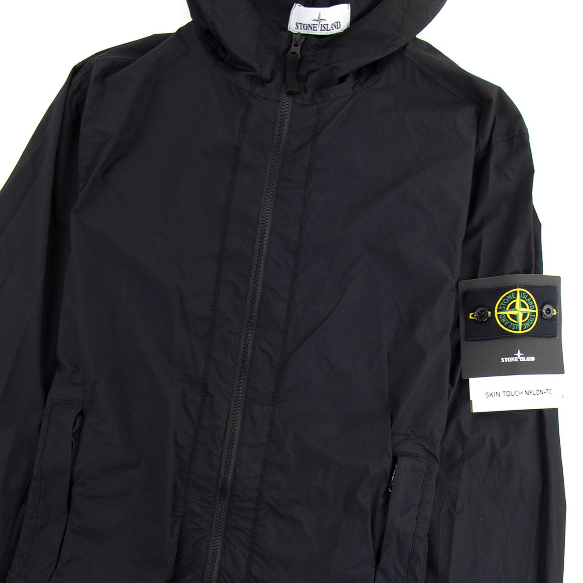 Stone Island Skin Touch Nylon-Tc Packable Jacket Black V0029