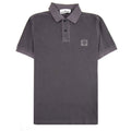 Stone Island 22S67 Slim Fit Patch Polo Charcoal V0063