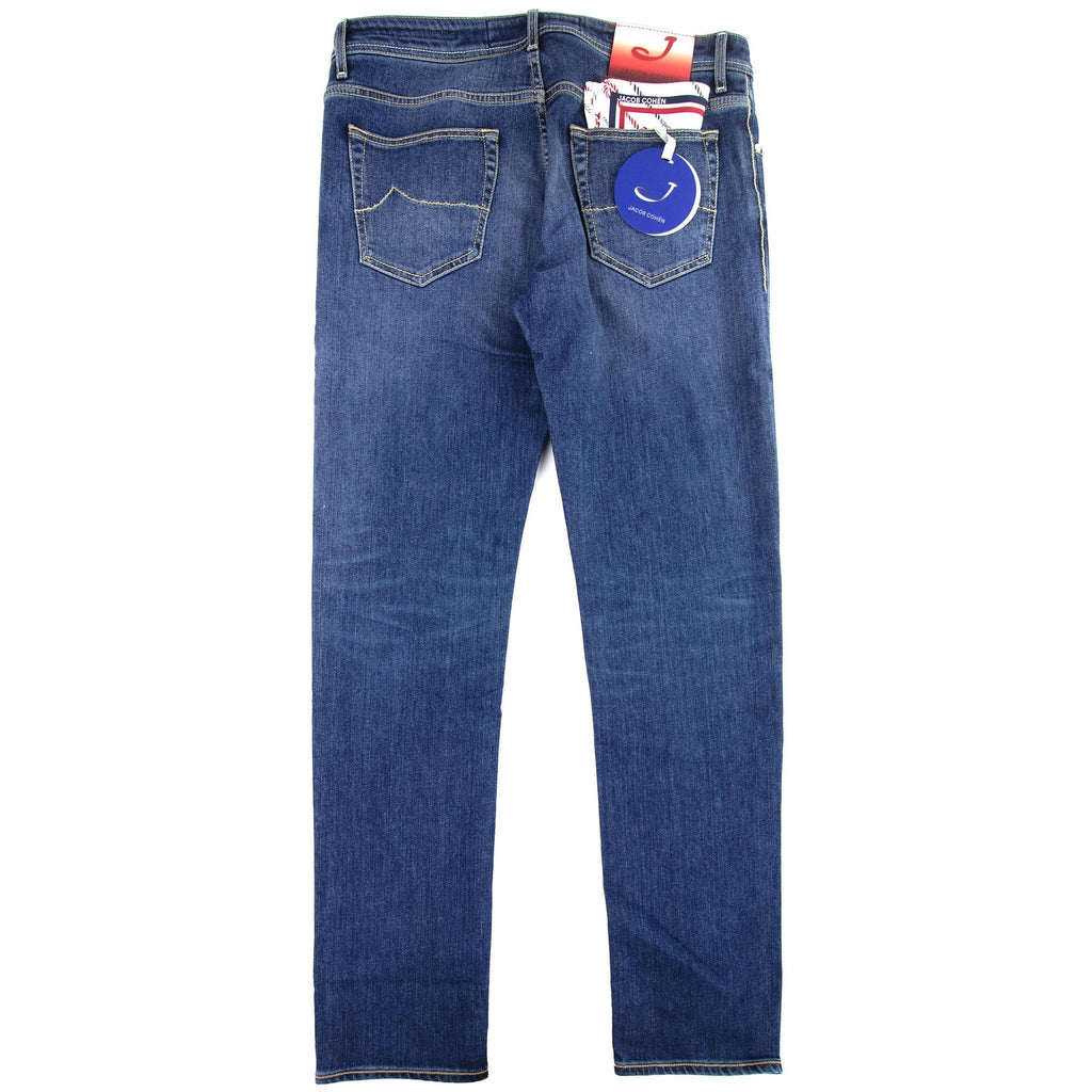 Jacob Cohen J688 Red Fade Patch Jeans Denim