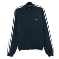 Dolce & Gabbana Metal Logo Zip Up Funnel Neck Jacket Navy S9001