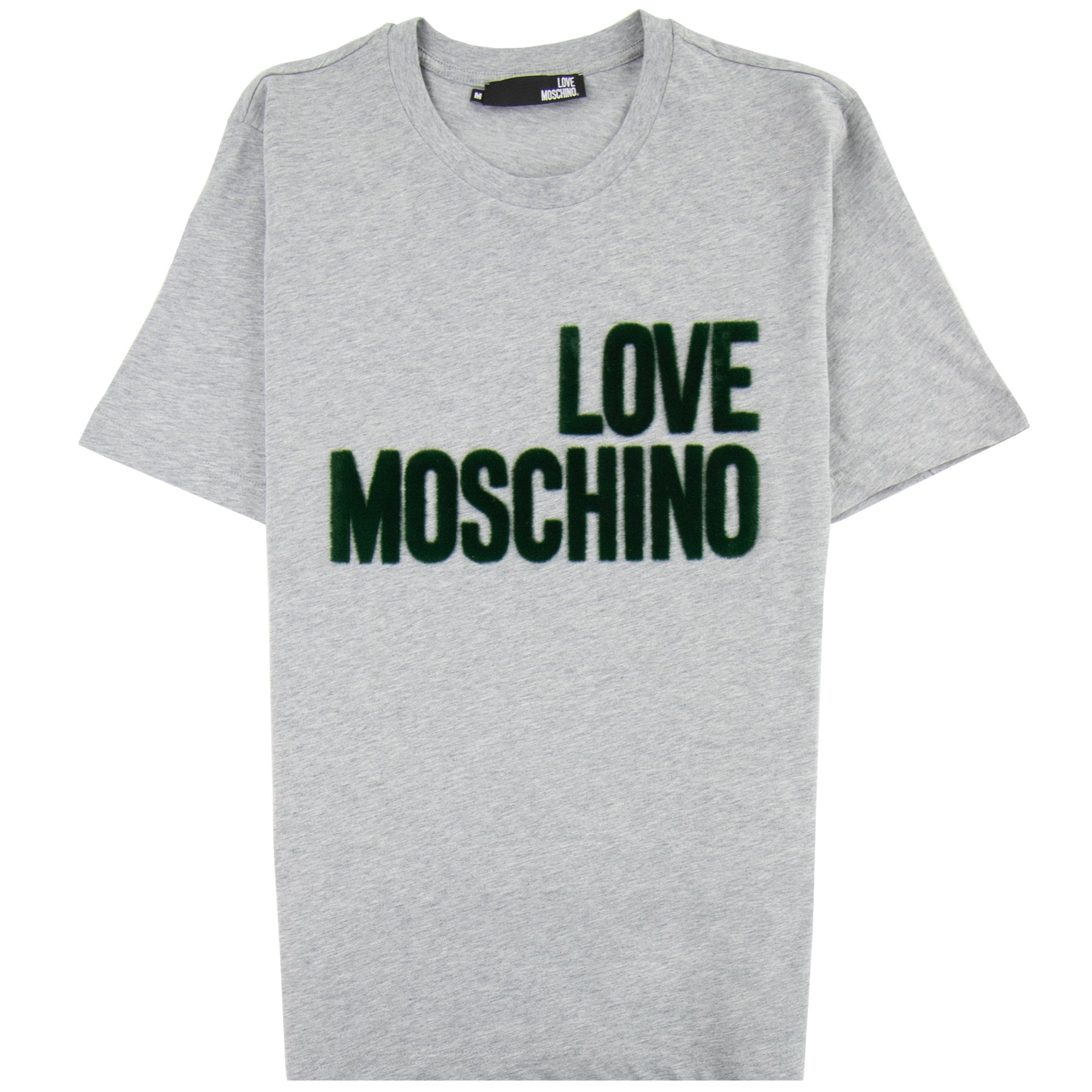 新品 未使用 LOVE MOSCHINO Tシャツ グレー 40 Love Moschino Logo T-shirt Grey 0489 | ONU – Onu