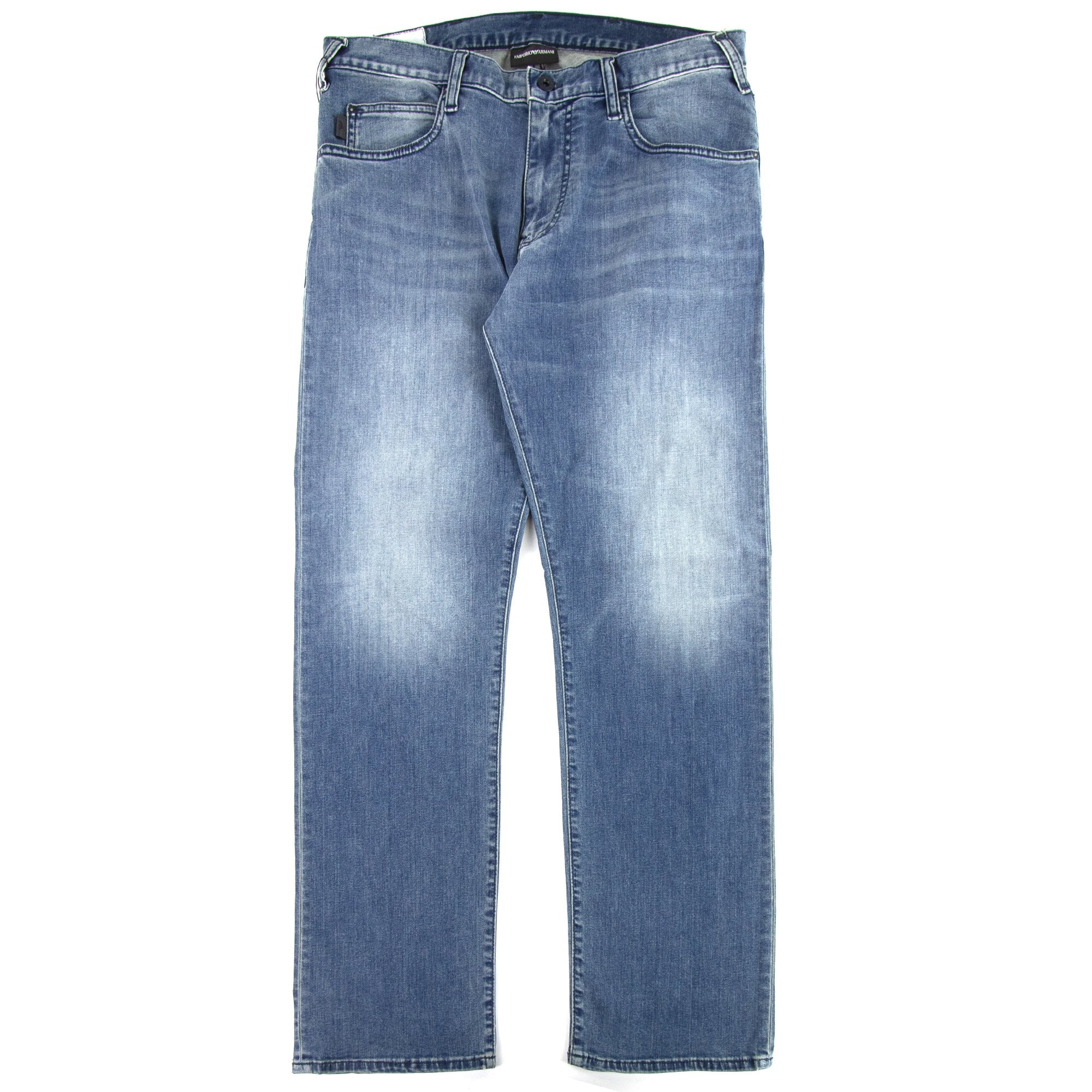 Emporio Armani J45 Short Leg Lightwash Jeans 0943 Blue