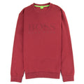 Hugo Boss Salbo Crew Neck Sweatshirt Burgundy
