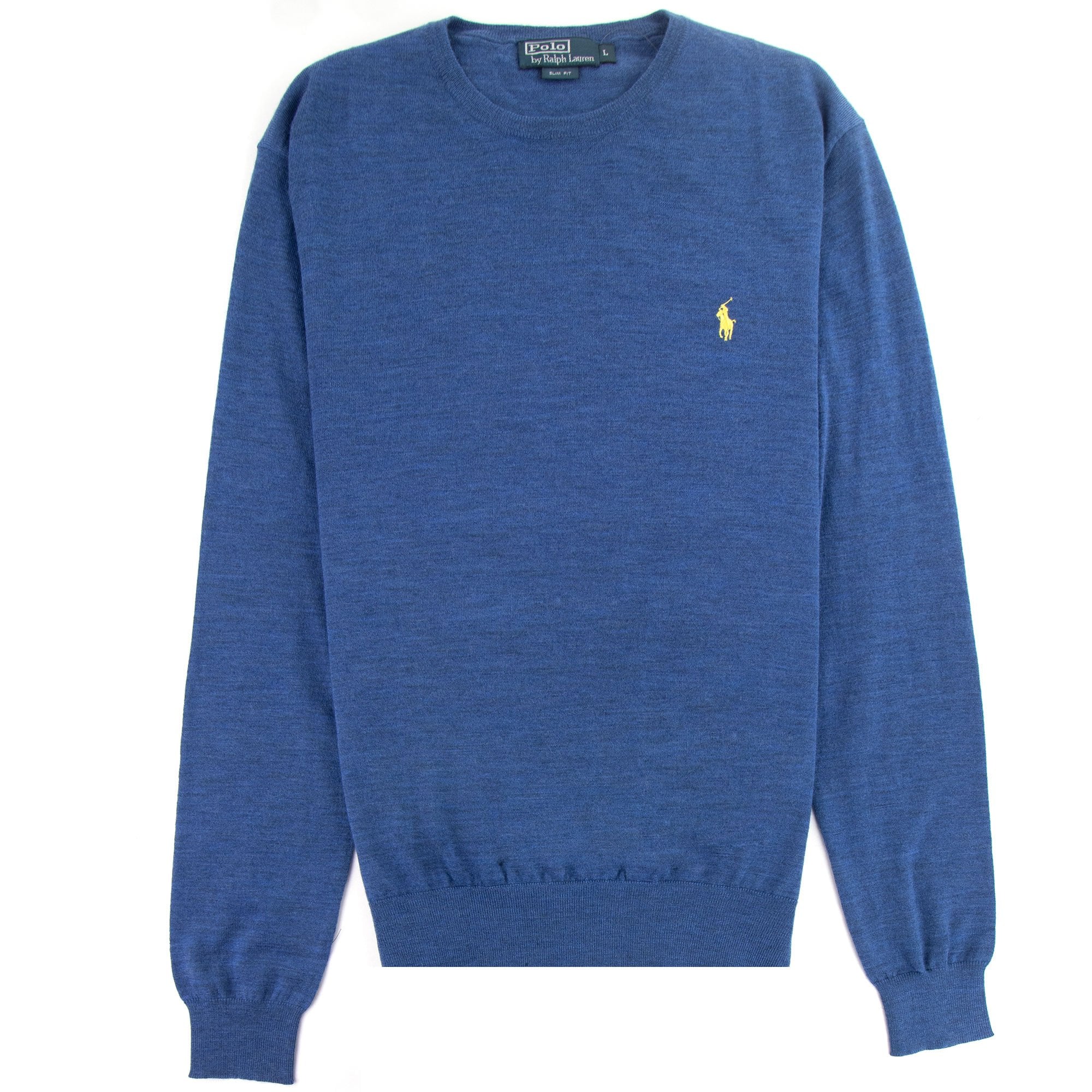 Polo Ralph Lauren Merino Wool Knitted Sweater Sky Blue
