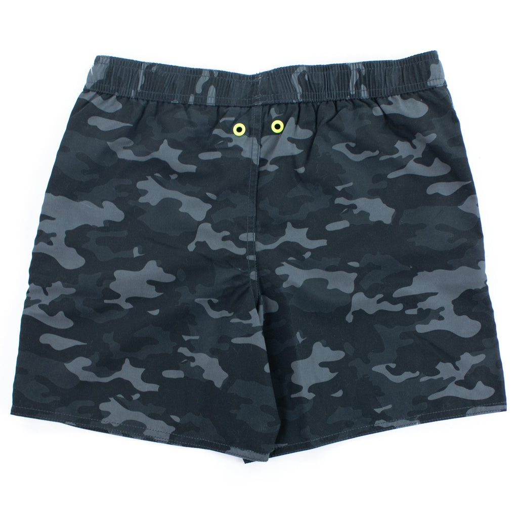 Ea7 Junior Camouflage Print Swimming Shorts Black
