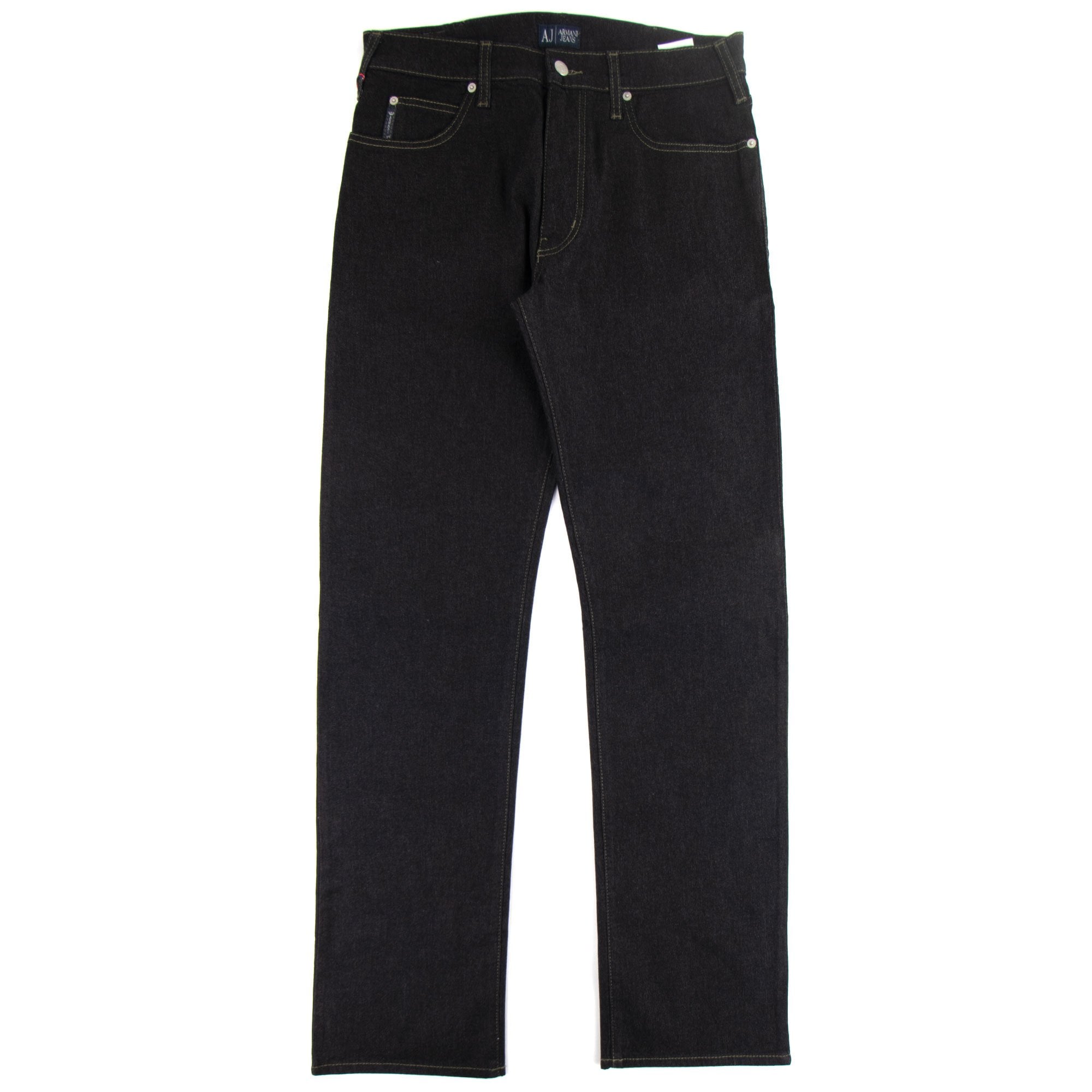 Armani Jeans J31 Regular Fit Denim Jeans Black