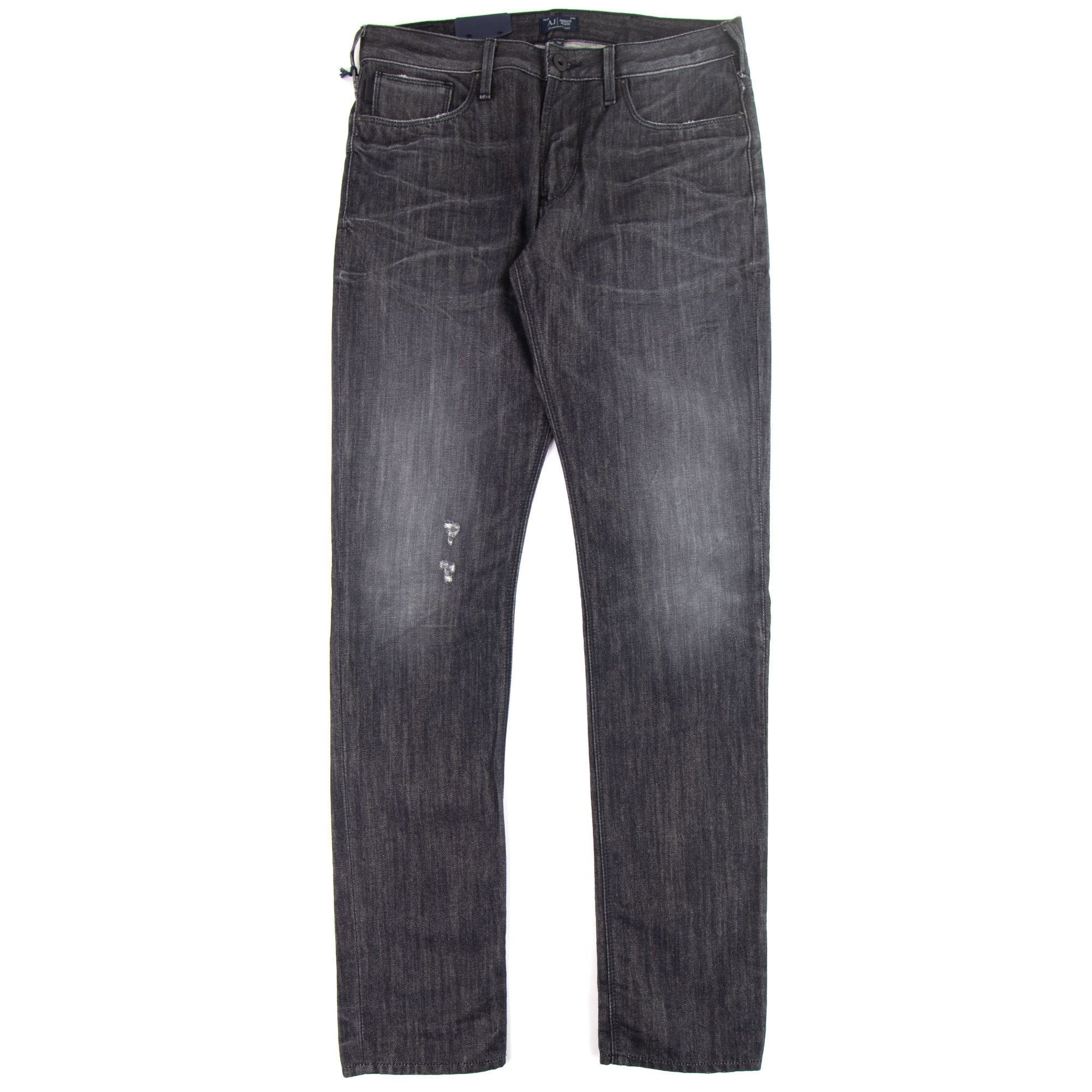 Armani Jeans J06 Washed Denim Jeans Nero