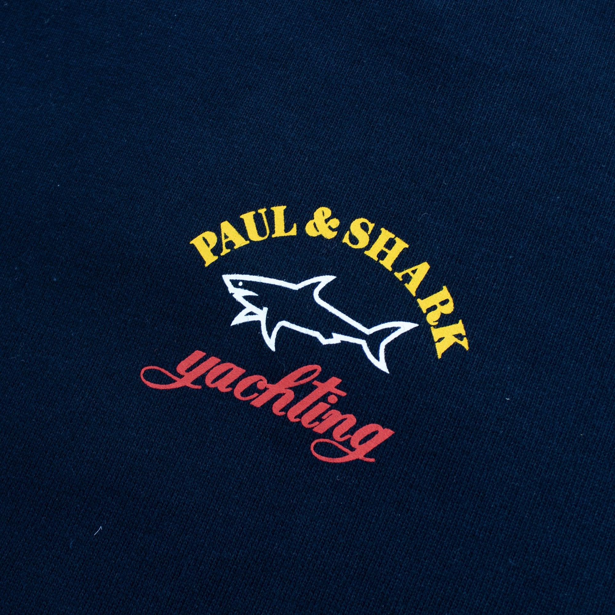 Paul And Shark Central Logo Crew Sweatshirt Navy