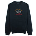 Paul And Shark Embroidered Logo Organic Cotton Sweatshirt Black