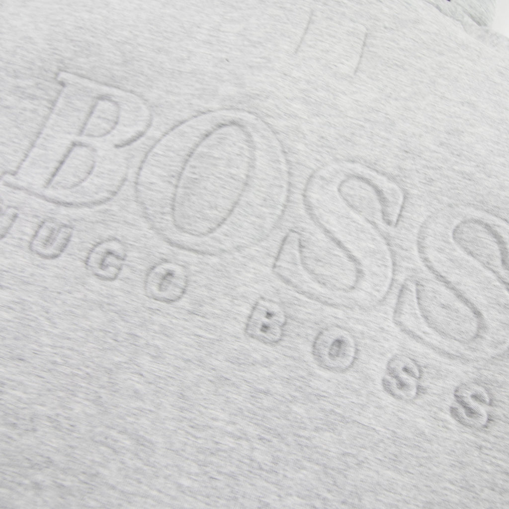 Hugo Boss Kids Small Logo Hooded Sweatshirt Grey Marl