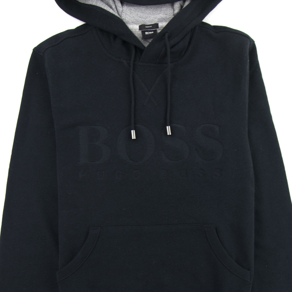 Hugo Boss Sheldon 01 Logo Hoodie Black 001