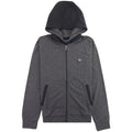 Armani Jeans Zip Up Logo Hoody Grey