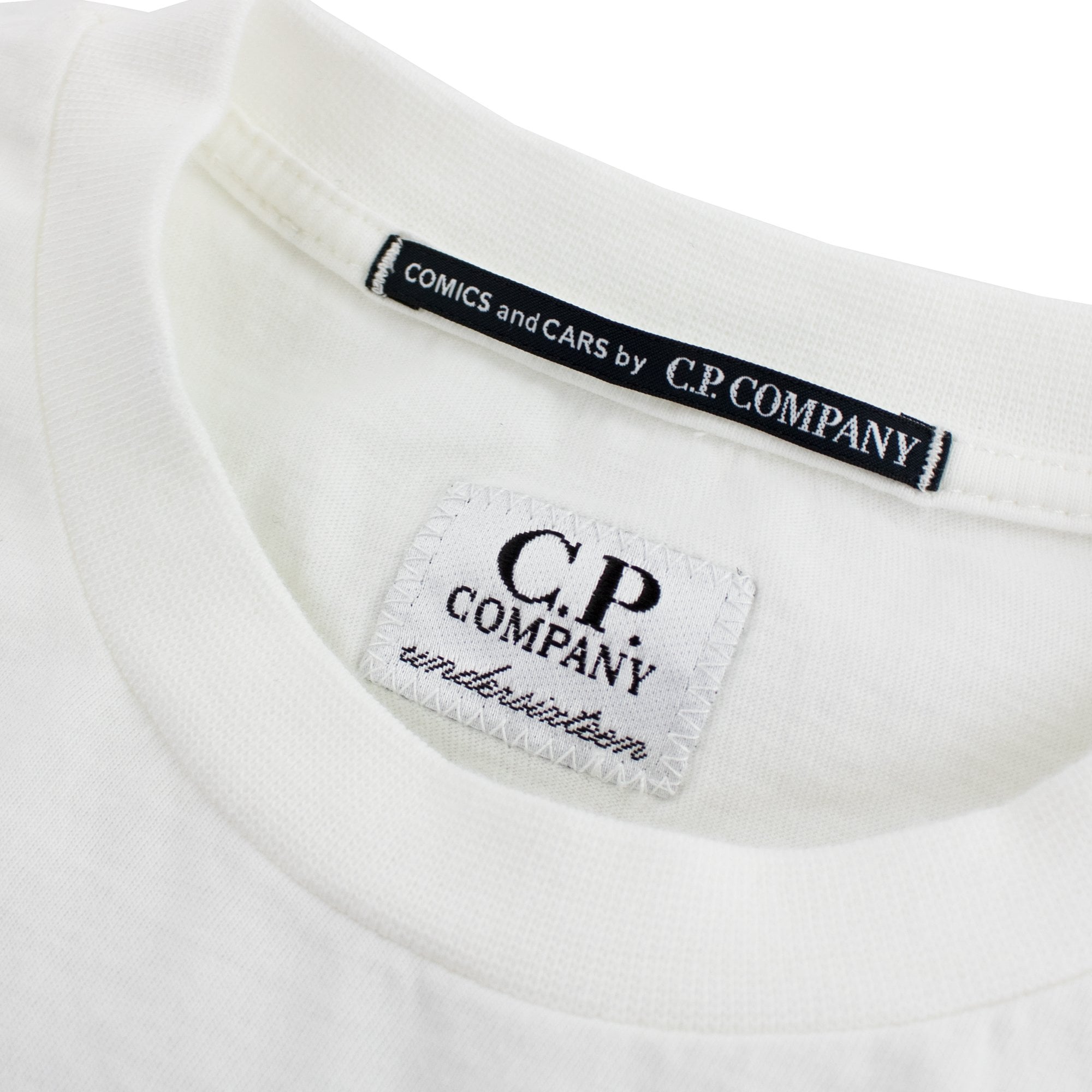 Cp Company Undersixteen Comics And Cars Logo T-shirt White 103