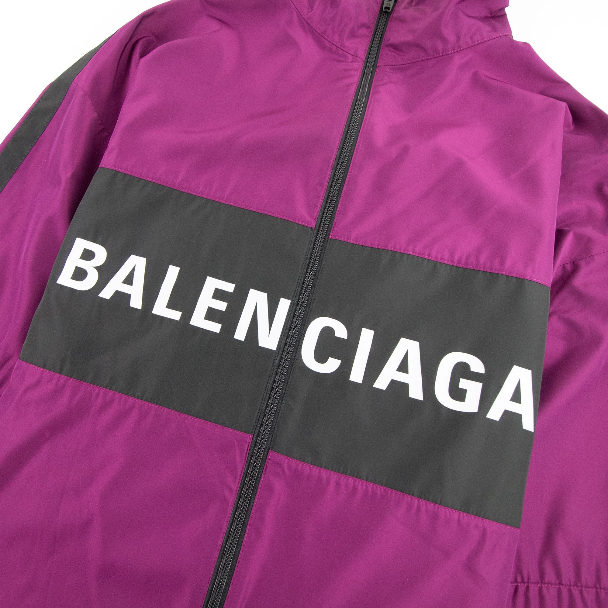Balenciaga Nylon Logo Tracksuit Jacket Purple | ONU – Onu