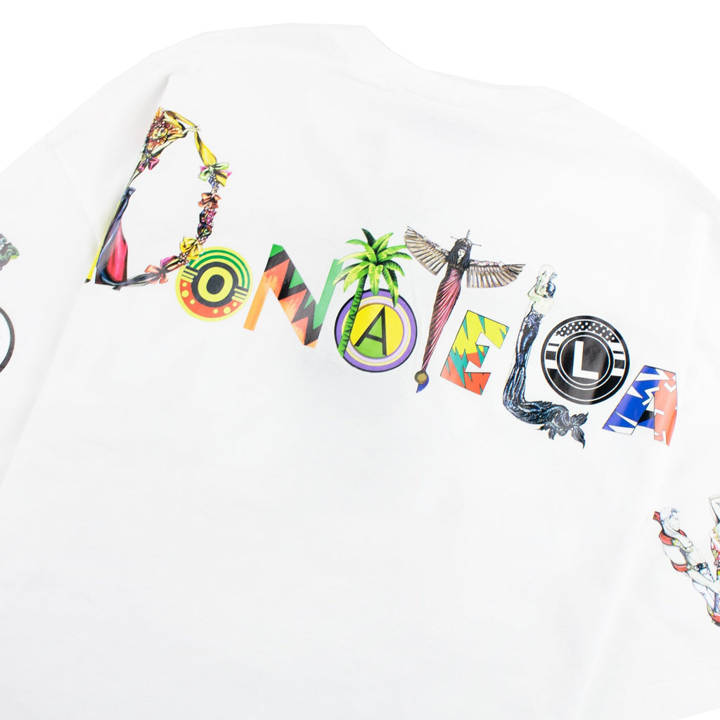 Versace Versus La Fit Gianni Print T-shirt White