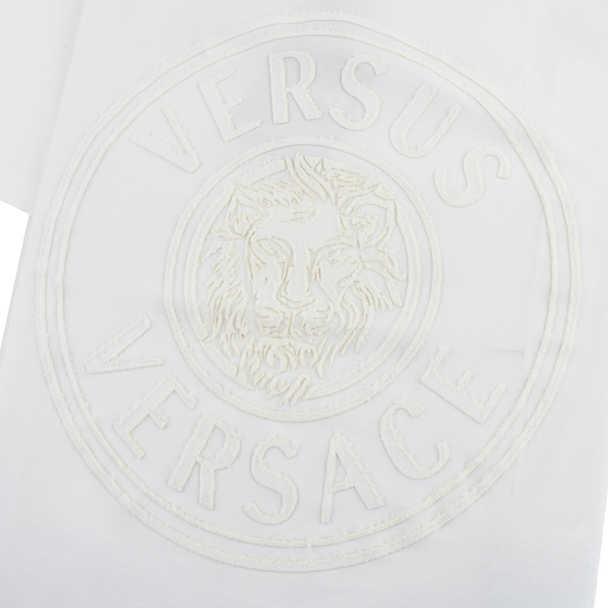 Versace Versus Slim Fit Lion T-shirt White